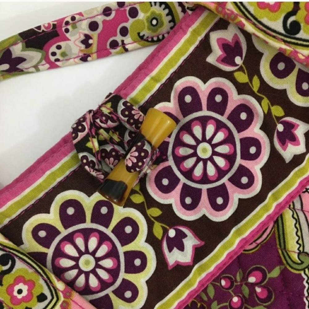 Vera Bradley Very Berry Paisley Retired Tote Bag - Picture 3 of 5